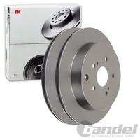 2X Nk Bremsscheiben 308Mm BelÜFtet Hinten Passend FÜR | 205221