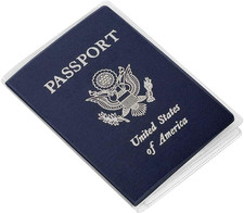 5 Pack Waterproof Clear Passport Cover Holder ID Card Organizer