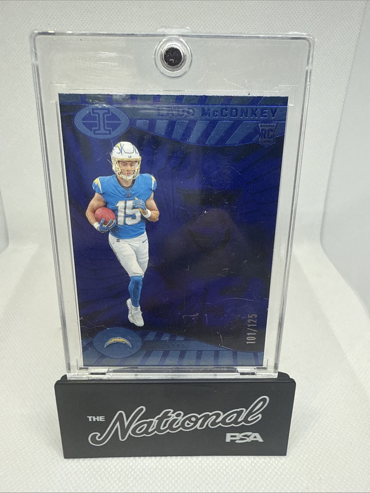 2024 Illusions Ladd McConkey #51 Chargers Dark Blue /125 RC