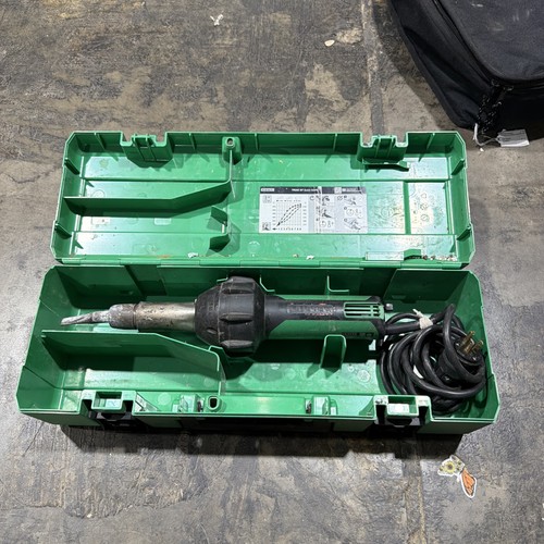 USED Leister Triac ST Heat Gun Welder W/ Nozzle & Case