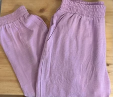 Adyson Parker Pants Size Small Pull On Joggers Orchid Pink Lounge Pants