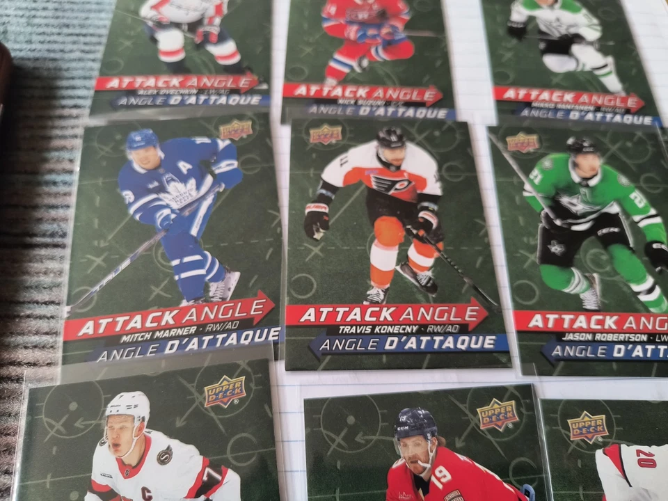 2025-26 tim Hortons upper Deck attack angle 10 card lot - Image 3 of 4