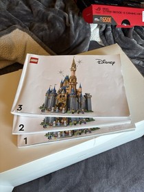 LEGO Disney Castle 43222 Complete Set w/ Minifigures, Box & Instruction Manuals