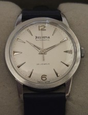 Orologio da polso vintage automatico Helvetia in acciaio inox - Cal. H 839