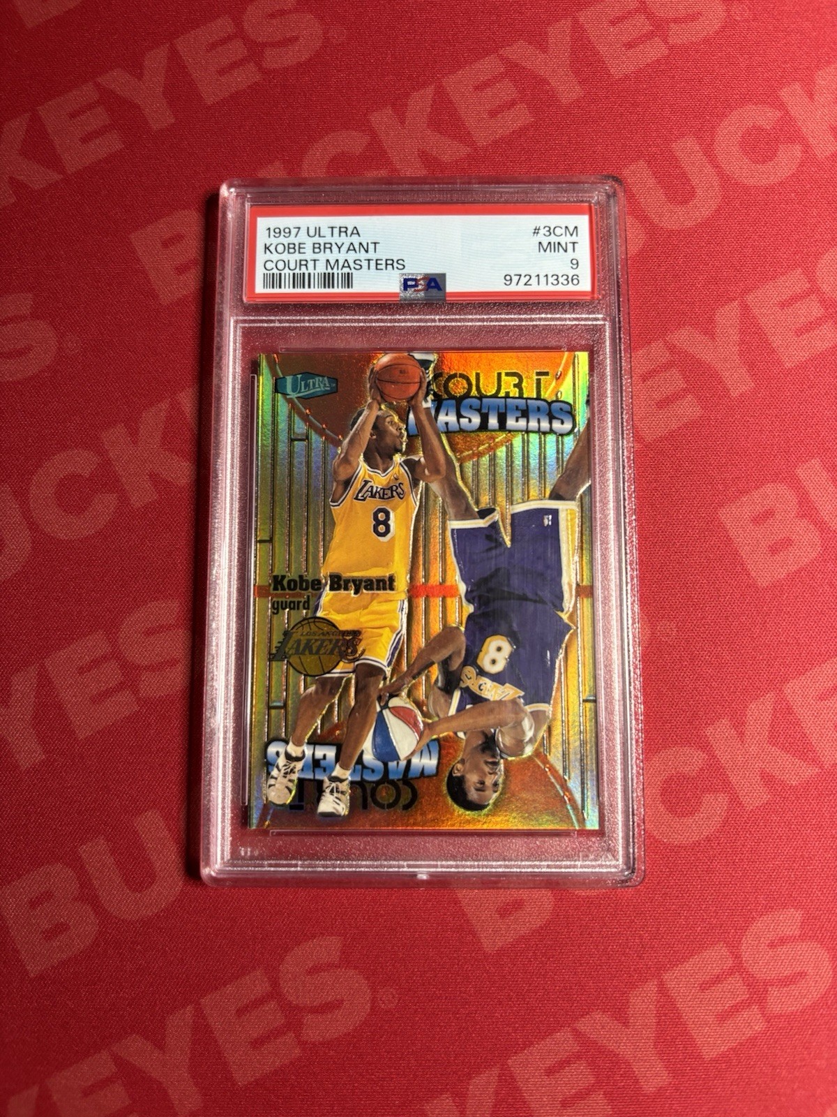 1997/98 Fleer Ultra Kobe Bryant #3CM Court Masters PSA 9 Lakers