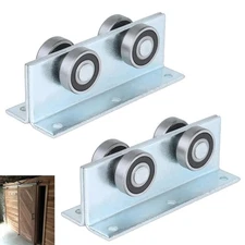 4 Wheel Trolley Assembly Roller Strut Channel Trolley Heavy Duty Barn or Shed