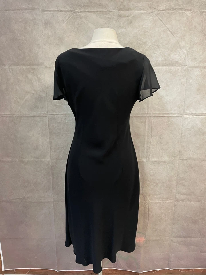 S.L. Fashions Women's Dress Black Size 14 - Image 3 of 4