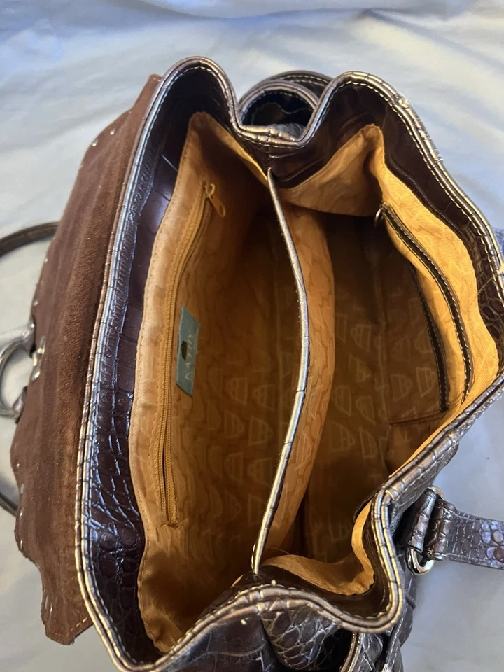 Bolso de hombro Kathy Van Zeeland marrón Foto 3 de 4