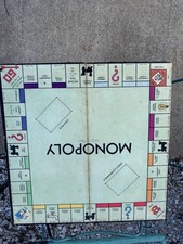 1930 s MONOPOLY BOARD ONLY USED