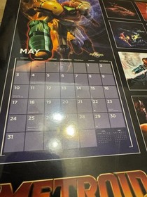 Metroid 2020 Calendar Official Nintendo Samus Prime Fusion Wall Art NES SNES