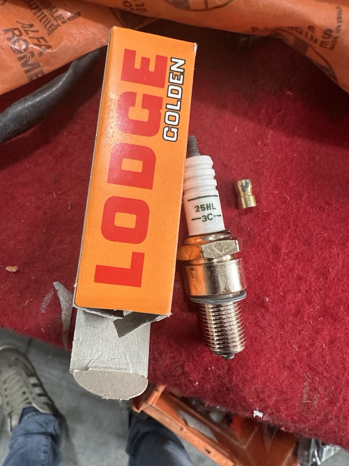 01 X Golden Lodge 25 HL Spark Plug New Original Alfa 33 Sud Gtv6 Turbo Sprint