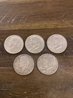 1964 Kennedy Half Dollar  90% Silver Lot- 5 Circulated Coins - P &D Mints