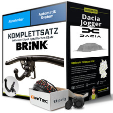 Für DACIA Jogger Typ RK Anhängerkupplung abnehmbar +eSatz 13pol 09.21- NEU