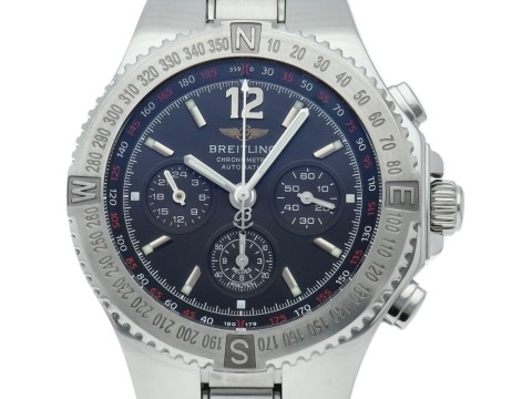 Breitling Hercules Chronograph A39362 A396B97PFA Stainless Steel Watch L750  