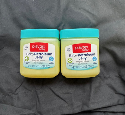 SET OF 2 Playtex Baby 100% Pure Baby Petroleum Jelly Skin Protectant 3.53oz