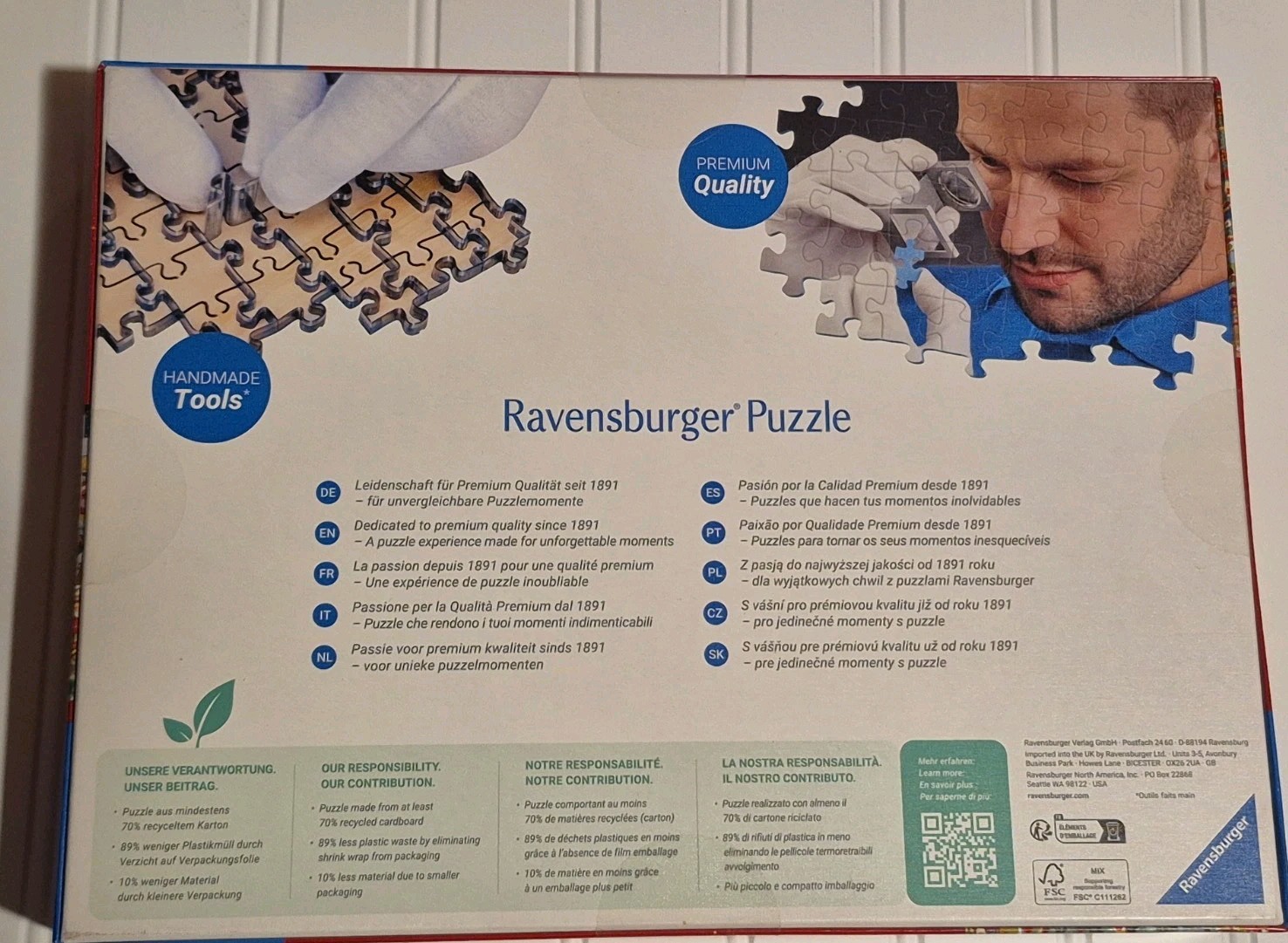Angela Holland Ravensberger puzzle 1000 Pc - Christmas Ma - second product detail image