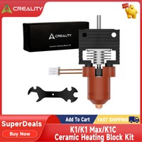 FüR Creality K1 K1 Max K1C Hotend Keramik Heizblock 60W 0.4Mm Schnellwechsel Er