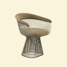 FUR-008 Warren Platner for Knoll — Original Armchair, Original Mohair