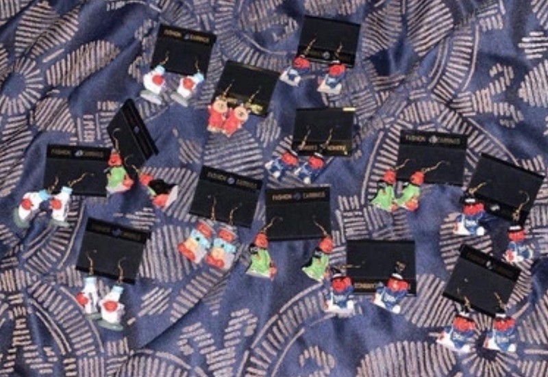 13 Pairs Autumn Pumpkin Drop Earrings Wholesale Lot Halloween Spooky Novelty
