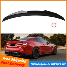 For 2021+ BMW G22 4 Series i4 G82 M4 GLOSSY BLACK MP STYLE Trunk Wing Spoiler