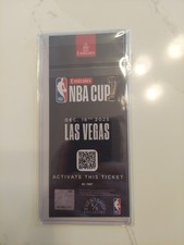 Nba Championship Cup Emirates, Dec 16, 2025 Brand New Ticket And Fan Wristband 