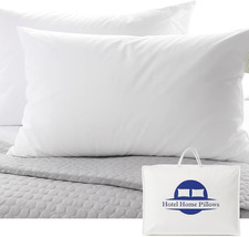 Authentic   Luminesse Hypoallergenic Green Label Luxury 2 Pcs Soft Pillow, White