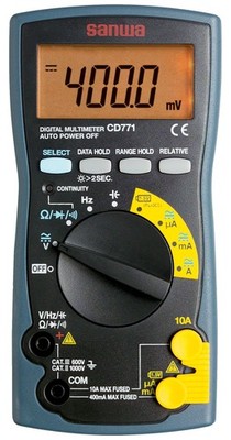 sanwa (Sanwa Electric Meter) Digital Multimeter (Blister Pack) CD771-P