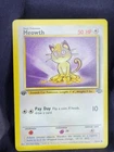 Meowth 56/64 NM Jungle 1st Edition Common Regular 1999 WOTC Pokemon TCG