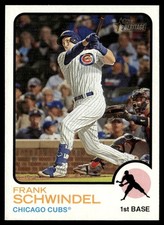 2022 Topps Heritage Frank Schwindel Chicago Cubs #324