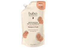 Babo Botanicals Moisturizing Oat  Calendula 2-in-1 Shampoo  Wash - 32oz
