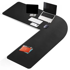 61"x61"x20" Super Large Desk Mat, Full Mouse Pad for L-Shaped Standing Desk, ...