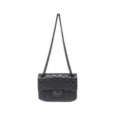 Chanel As0874 Calfskin Shoulder Bag Women Black One Size