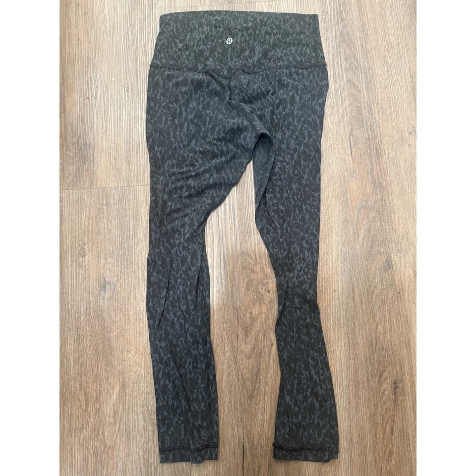 Lululemon Align High Rise Leopard Print Leggings Size 8 Athletic Athleisure - Image 2 of 4