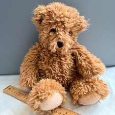 Vermont Teddy Bear Vintage Stuffed Animal Shaggy Plush Brown 12 Inch Hand Made