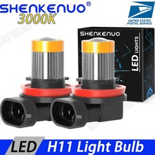 For Honda Odyssey 2005-2010 2Pcs H11 LED Fog Light Bulbs 3000K Yellow Kit