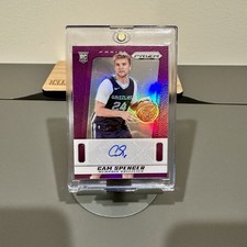 2024-25 Panini Prizm Deca Cam Spencer RC Purple Rookie Auto /75 SP Rare #PDS-SPE