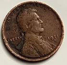 1911-D Lincoln Wheat Cent JC2015 - Denver Mint, Low Mintage