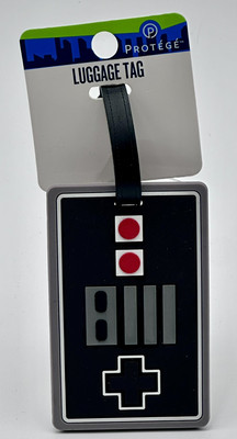 Retro Video Game Controller Luggage Backpack ID Tag Nintendo NES Gamer Travel
