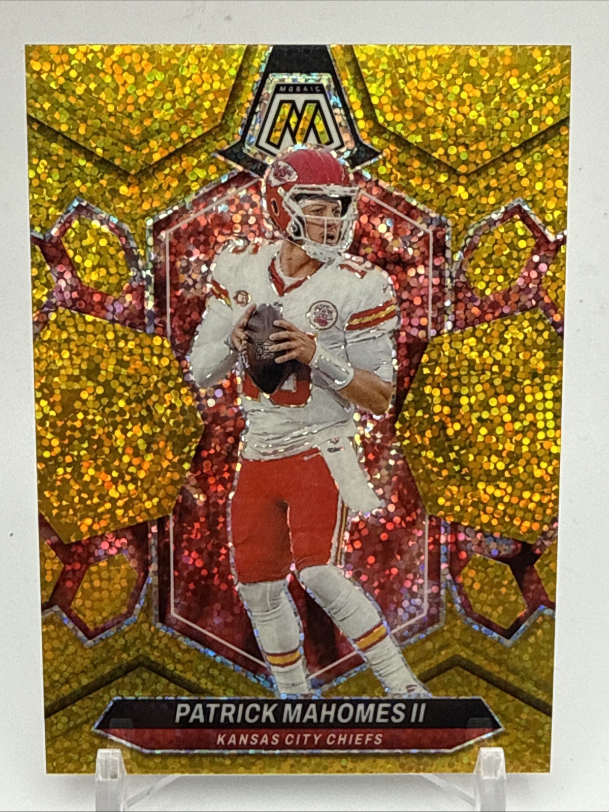 2024 Panini Mosaic Gold Sparkle #106 Patrick Mahomes II SP Chiefs /24 SSP RARE