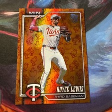 2026 Topps Royce Lewis #115 Orange Foil Easter Chicks SSP