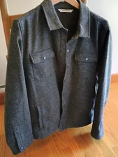 Peter Millar men large wool jac shirt