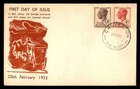 Mayfairstamps Australia FDC 1952 King George VI 4 and a half and 6 and a half Fi