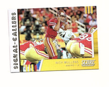 Nick Mullens 2019 Score #SC-3 Signal-Callers Gold Parallel