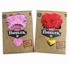 ZURU Fuggler Love Series 2 Plush Lot Pink Red Funny Ugly Monsters Valentines
