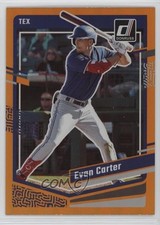 2023 Panini Donruss Holo Orange Evan Carter #148 10w8