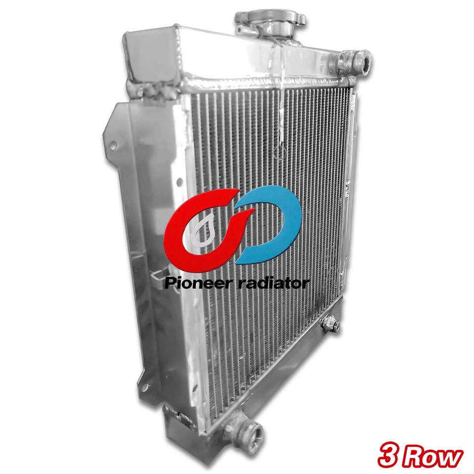 Aluminum Radiator For 1970-1976 75 Nissan Datsun 1200 B110 Sedan B210 1.2L MT Foto 4 de 4