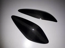 Suzuki SV650 2003 onwards K3 injection CARBON FIBRE Tank sliders with Kevlar