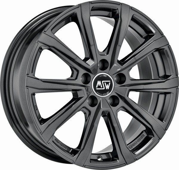 4x Alufelgen MSW 79 für Volkswagen Sharan 7M ABE 16 Zoll Felgen