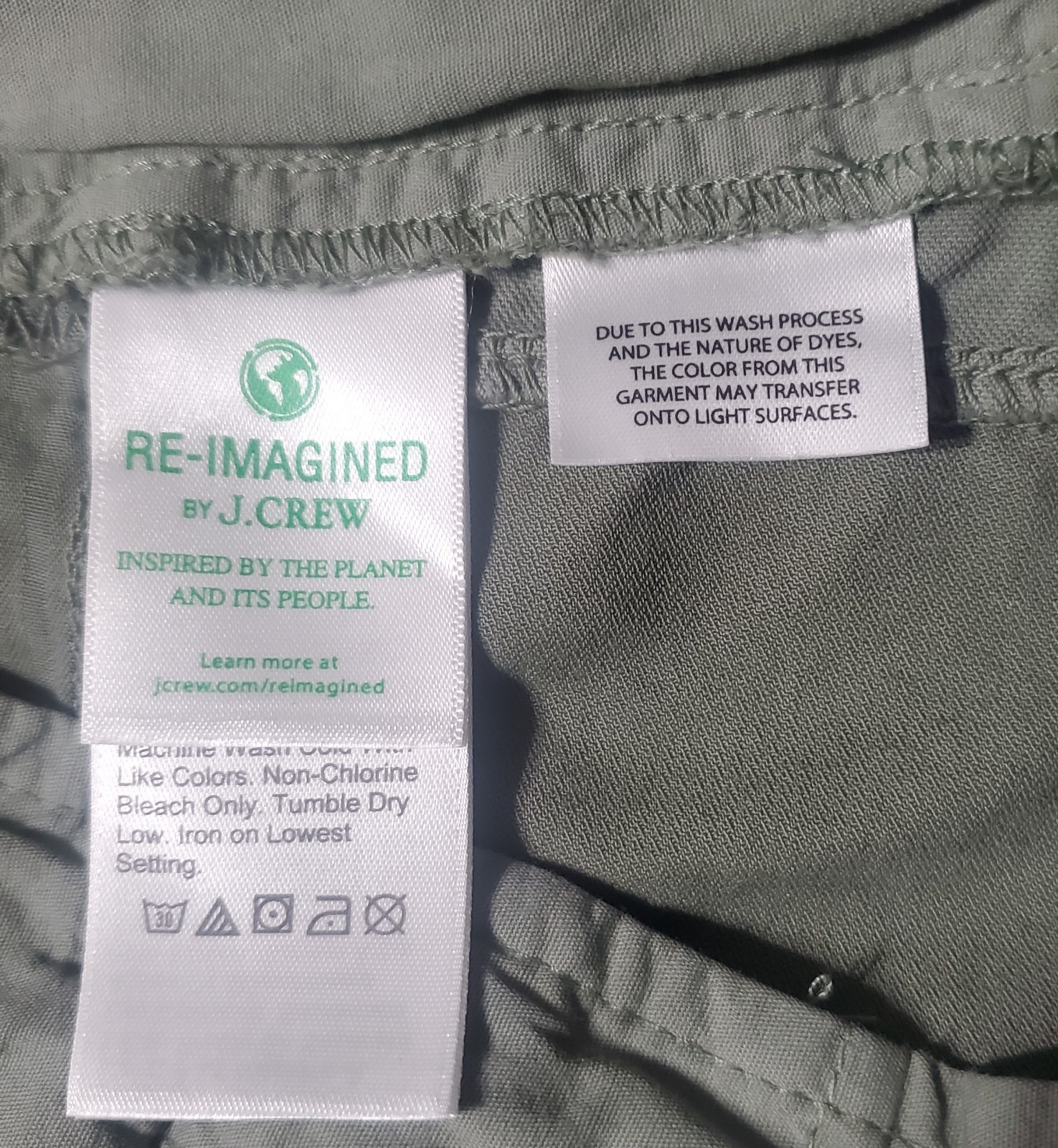 J.Crew Size 2, D-ring Patchwork Short Cuffed Pre-… - image 9