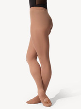 NEW Capezio Child Ultra Soft Convertible Tights in Light Suntan Style 1916C